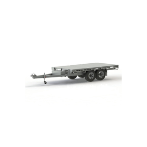 Uygun yükleme rampaları ile ayarlanabilir düz üst araba römorkları - Product Image 1