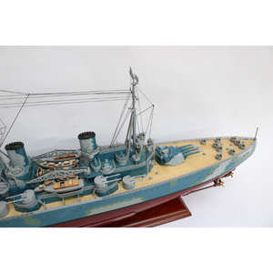 Hms Vua George V Nghệ Thuật Dân Gian Thuyền Gỗ Mô Hình Handmade Phong Cách Châu Âu Cho Trang Chủ Trang Trí Thủ Công Mỹ Nghệ Với Hộp Quà Tặng - Product Image 4