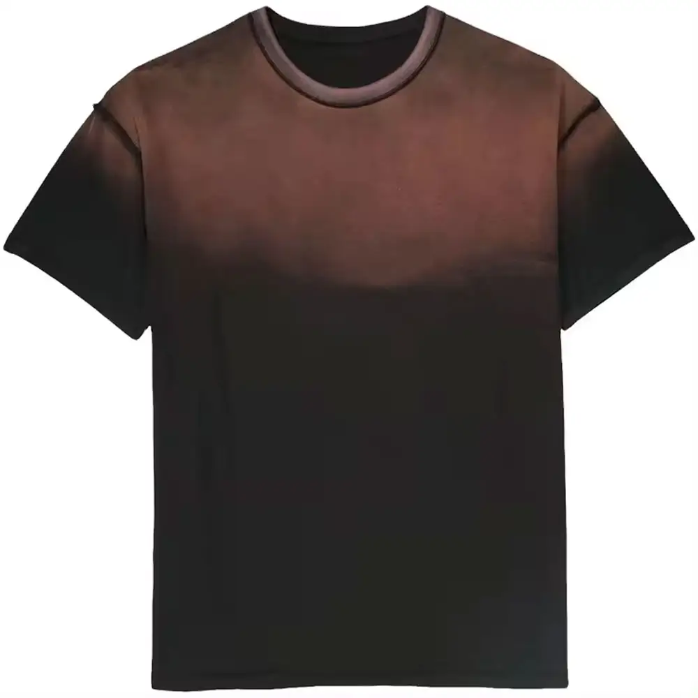플러스 사이즈 남자의 T 셔츠 사용자 정의 피마 면 티셔츠 플러스 사이즈 티셔츠 헐렁한 태양 페이드 고민 드롭 숄더 느슨한 남성 티셔츠