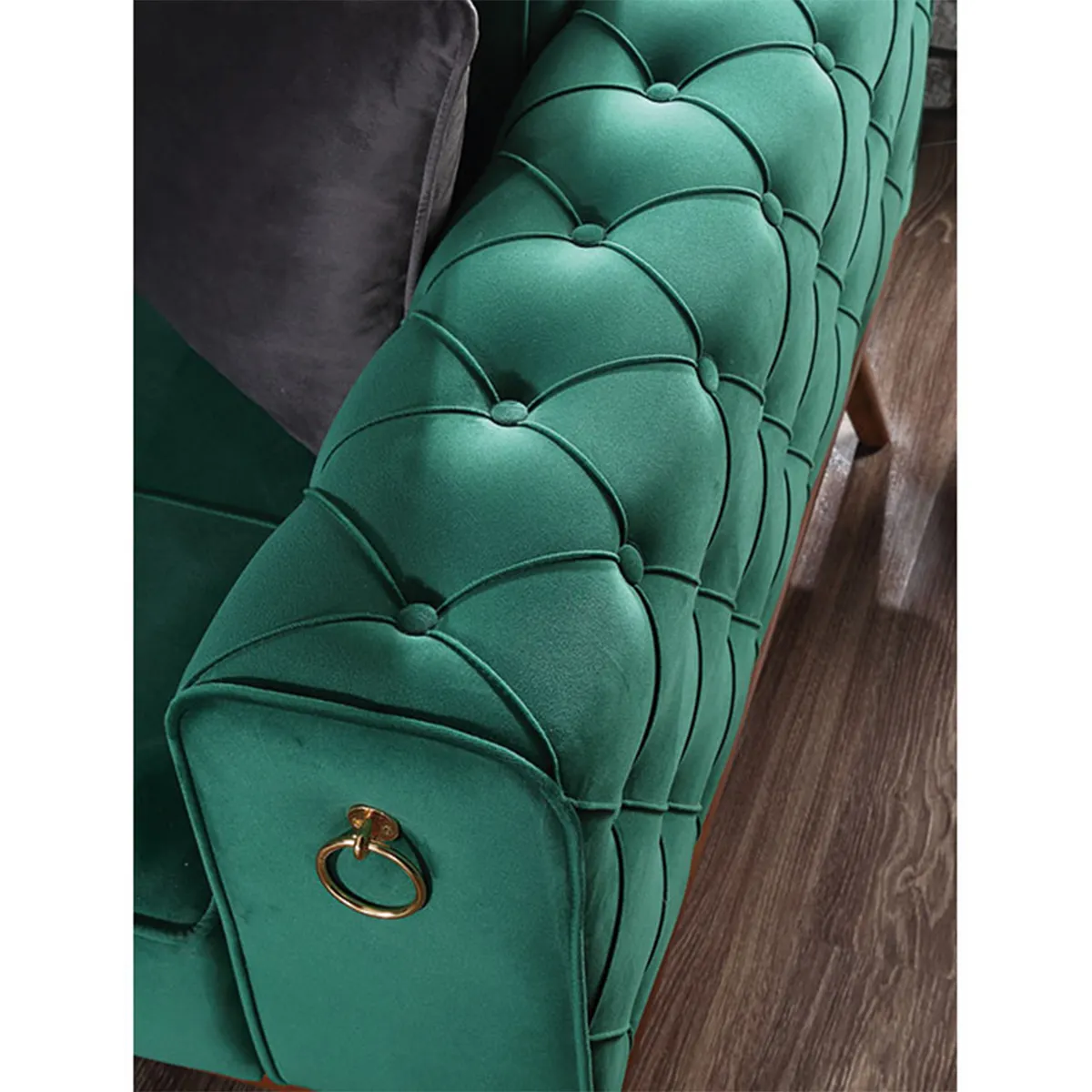 Mobili per interni di moda moderna Chesterfield soggiorno divano mobili divano in tessuto elegante divano elegante per soggiorno