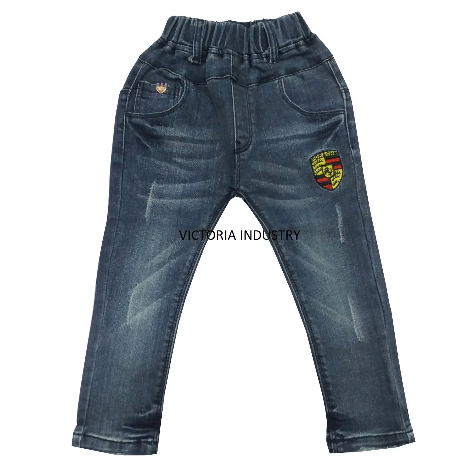 Thoáng Khí Tùy Chỉnh Thiết Kế Quần Jean Chàng Trai Denim Jeans Hẹp Phù Hợp Quần Tuổi Teen Denim Quần Trẻ Em Quần Jeans