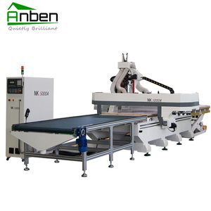 Anben <strong>Auto</strong> <strong>Loading</strong> and <strong>Unloading</strong> Table <strong>Cnc</strong> <strong>Router</strong> Nesting,panel Furniture Machine Production Line for Bedroom