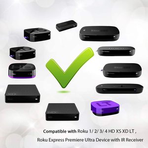 New Replaced Remote Control Fit for <strong>Roku</strong> Streaming Box, for <strong>Roku</strong> 1/2/3/<strong>4</strong> (HD,LT,XS,XD),Do Not Work with <strong>Roku</strong> Streaming Stick, Ro