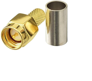 <strong>SMA</strong> Male Crimp Connector RG58 HLF200 RG141 Coaxial Cable with Plug for Wireless RF Antenna for Telecom Applications - Product Image 3