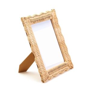 <span class=keywords><strong>10x7</strong></span> inch mây wooven wicker khung ảnh handmade mây khung ảnh và khung hình trang trí mục sử dụng nhà và văn phòng - Product Image 6