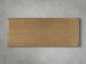 Eletta现代矩形设计实木餐桌套装8座家庭酒吧客厅餐厅家具 - Product Image 3