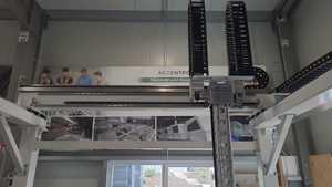 CNC 3-achsen-lineare industrielle pick-and-place-maschine drahtkorb maschinenportal zum laden und entladen von roboterarmen führungsbahne