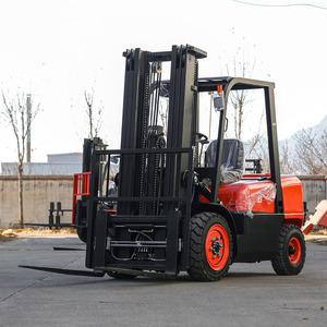 Hydraulic Diesel Stacker with 2-5 Ton Capacity and Operator Seat for Small Truck Use - Product Image 3