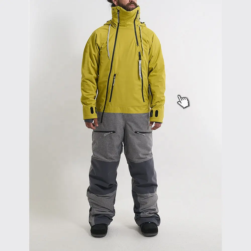 Nouveautés Costumes de ski pour hommes professionnels Vente en gros de deux pièces Combinaison de snowboard Tenues de voyage Combinaison de ski pour hommes