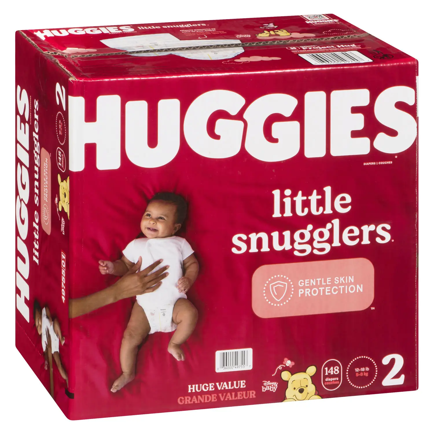 HUGGIES 기저귀 모든 크기-Huggies 편안하고 건조한 일회용 아기 Huggies 기저귀