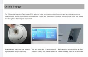 Análisis térmico termogravimétrico TGA DTA DSC de alta precisión con precio de fabricante de software - Product Image 6