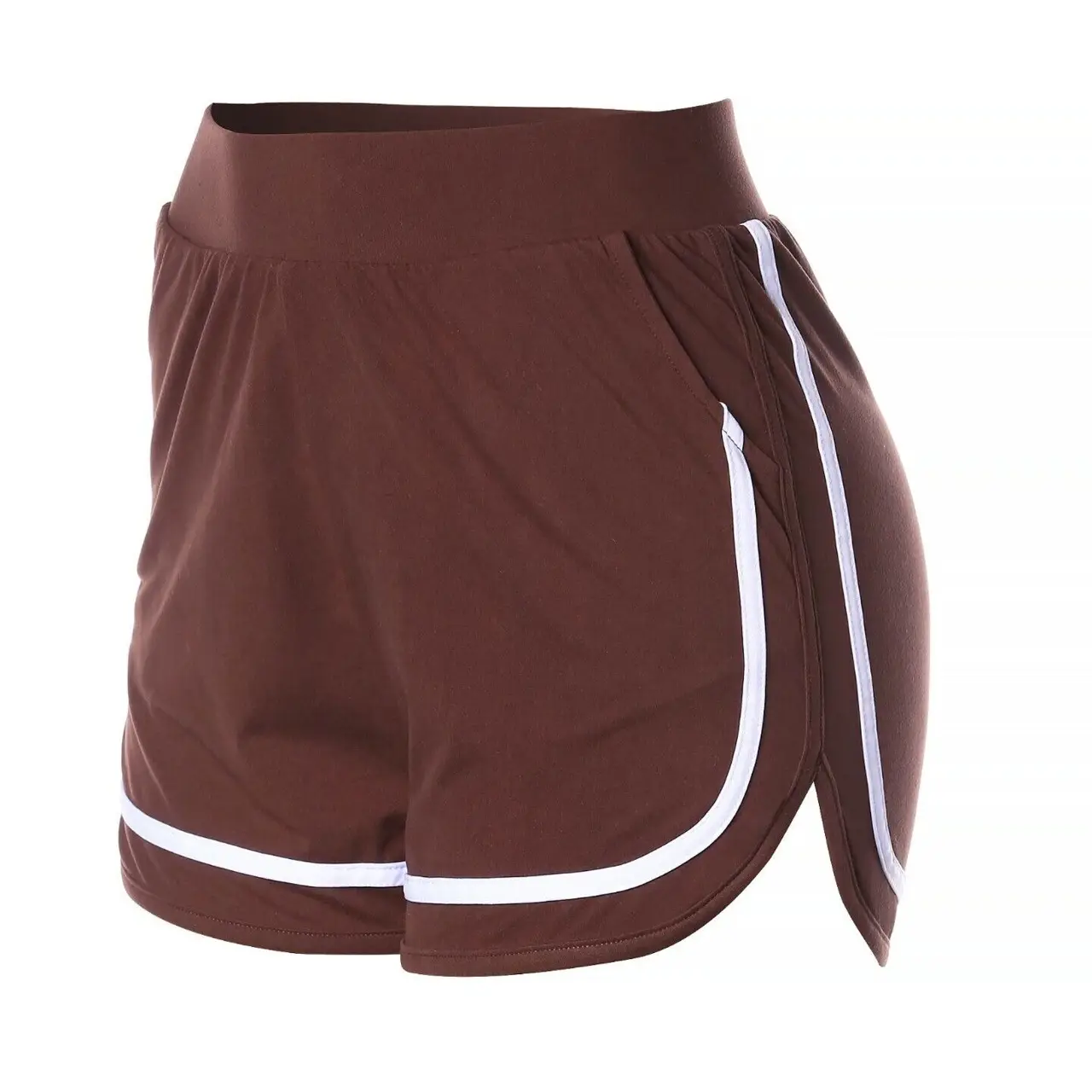 Vendas imperdíveis 2024 roupas femininas respiráveis shorts elegantes femininos de cintura alta personalizados para academia