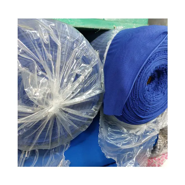 Coreano ITY P/D tinta unita solido spandex di poliestere di alta qualità migliore qualità per vari vestiti vestono tessuto in poliestere tessile