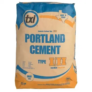 Clicker de ciment à bon prix et ciment Portland ordinaire Grades OPC 42.5/42.5 R/52.5 Sac de ciment de 40 et 50kg