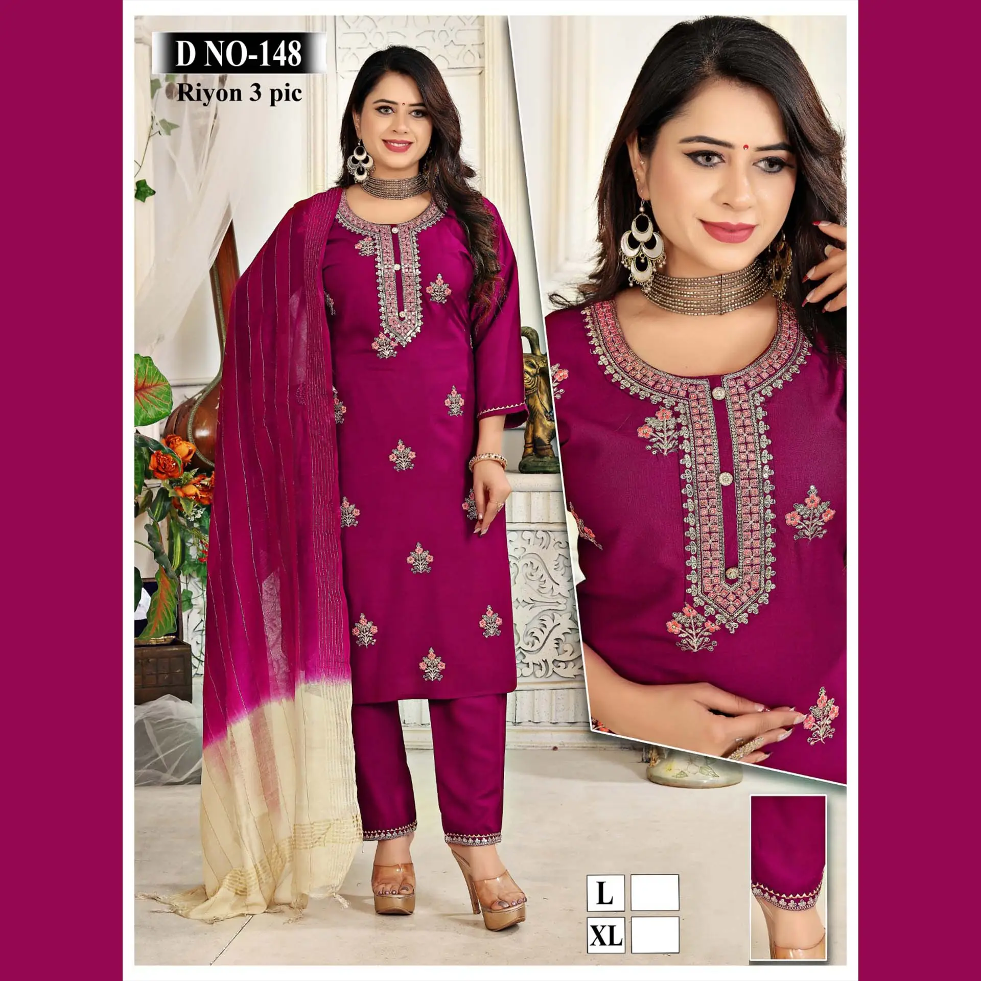 Hot Selling Nieuwe Indiase Dames Salwar Kameez Jurk Met Borduurwerk Feestkleding Tegen Groothandelsprijs Door Indiase Exporteur