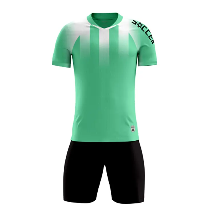 Beautiful latest design soccer uniform football jersey set