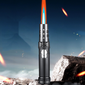 Debang máy bay phản lực ngọn đuốc mạnh mẽ nhẹ hơn có thể sạc lại máy bay phản lực Sản phẩm bán chạy 2025 kim loại hợp kim ngọn đuốc nhẹ hơn cho ngoài trời BBQ cắm trại - Product Image 3