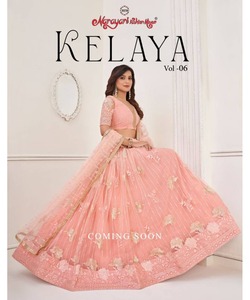 女婴印花LehengaCholi婚礼单件拉贾斯坦风格带镜子作品 - Product Image 2