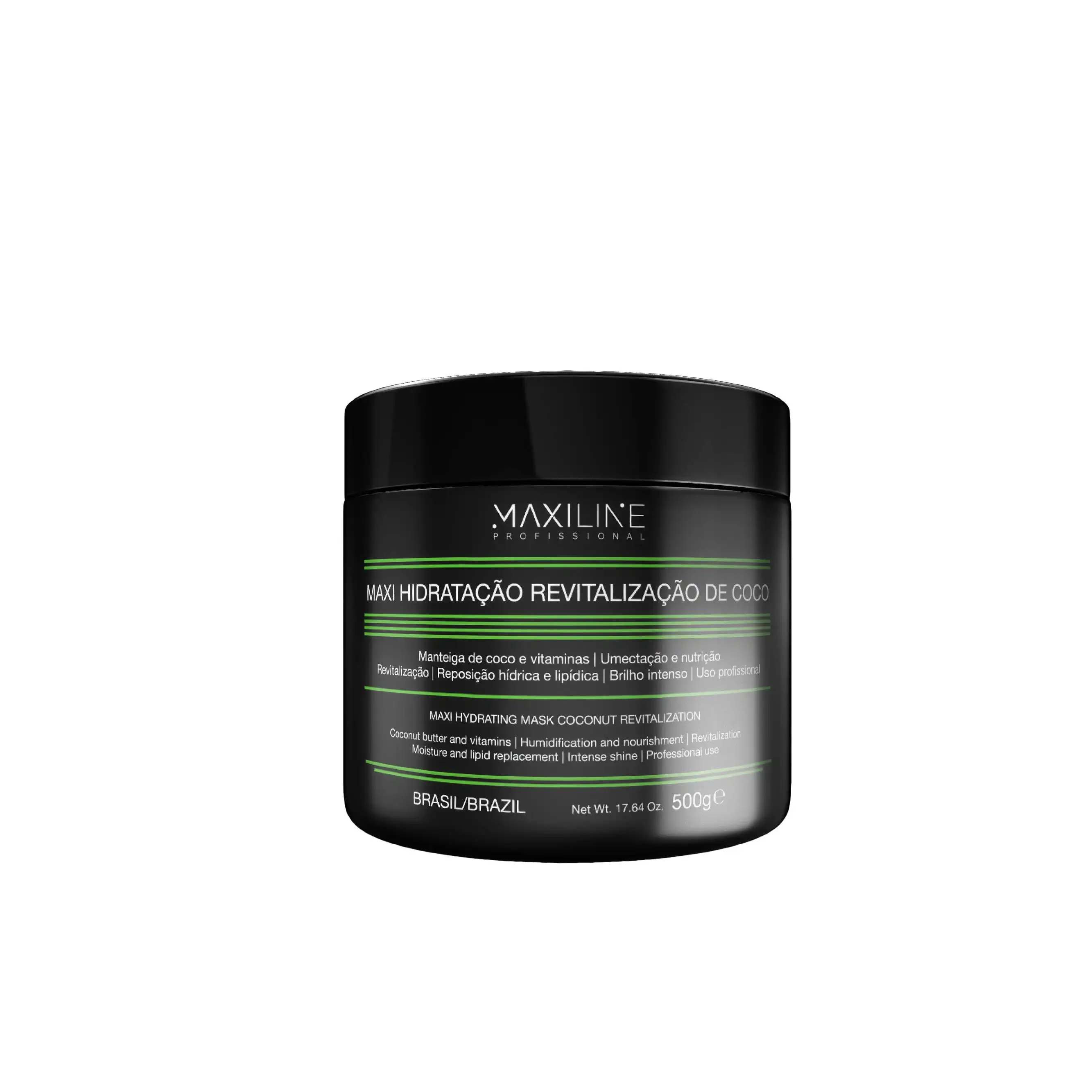 Maxiline-hidratación de Coco para el cuidado del hogar, repone los nutrientes y humidifica toda la fibra del cabello, 500g