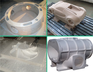Espuma giratoria de alta precisión de 360 grados EPS escultura de madera 3D modelo de coche de barco que hace fresadora CNC de 5 ejes - Product Image 6