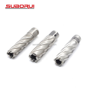 SUBORUI 2インチ25x 50mm HSS Feinクイックシャンクアニュラーブローチカッターマグドリルビット,磁気ベースドリル用 - Product Image 5