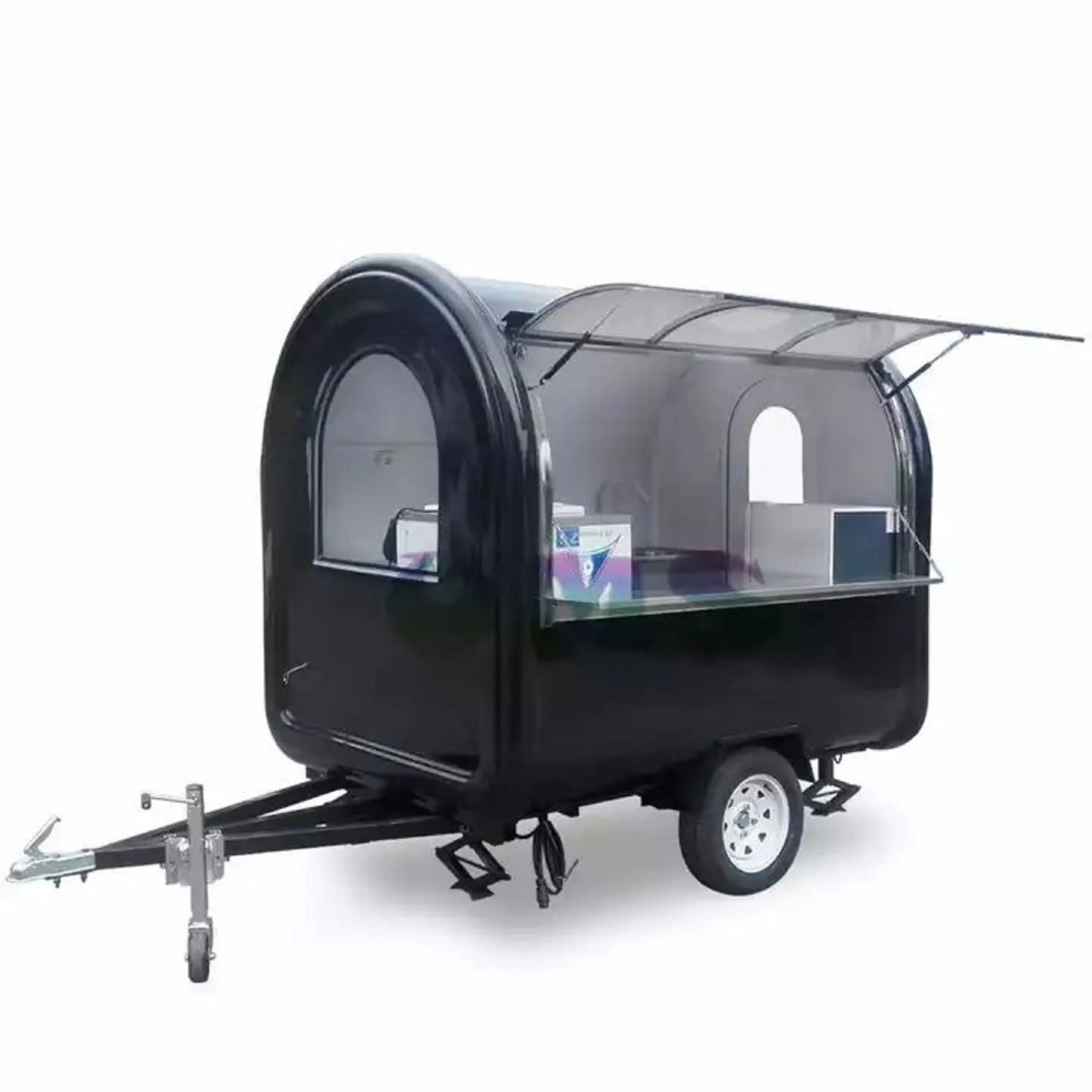 Caminhão de carrinho de comida padrão australiana, caminhão móvel rápido de carrinho com carro congelado de cozinha personalizado