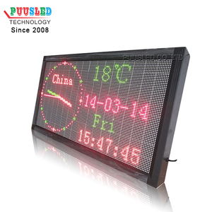 Tablero digital LED programable para interiores para logotipo de tienda Uso en Metro Pantalla de desplazamiento Pantalla de mensaje de texto LED - Product Image 4