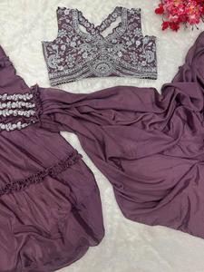 LEHENGA <strong>CHOLI</strong> INDIAN BOLLYWOOD WEDDING PARTY PAKISTANI WEAR READYMADE