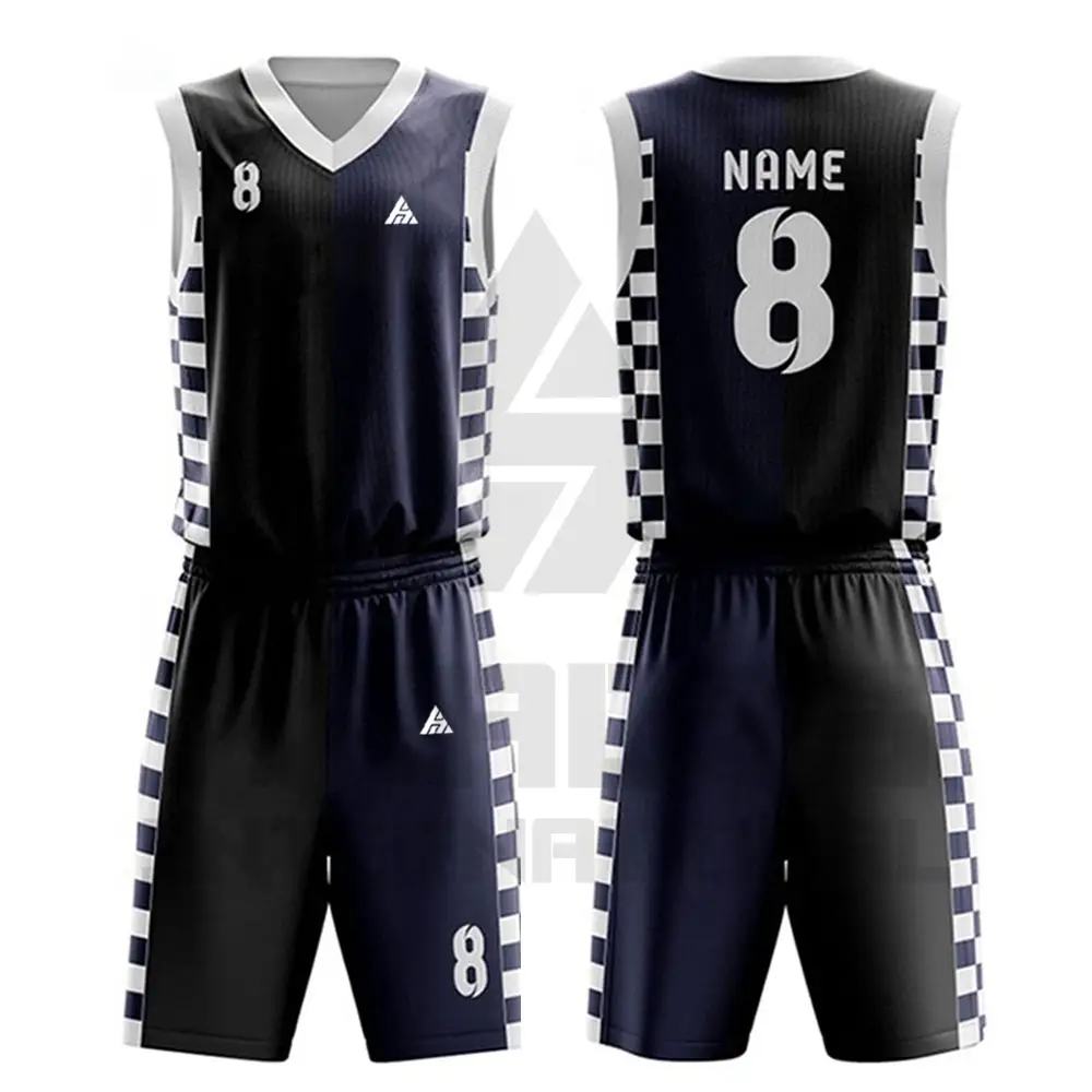 Conjunto de uniforme de baloncesto, diseño personalizado, Unisex uniforme de equipo de entrenamiento de competición deportiva, ropa, ropa de baloncesto