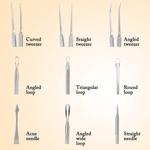 Loại Bỏ Mụn Đầu Đen Mụn Acne Comedone Extractor Công Cụ Kit Không Hướng Dẫn Sử Dụng Điều Trị Cho Mụn Trứng Cá Tì Vết Whitehead Popping Zit Loại Bỏ - Product Image 5