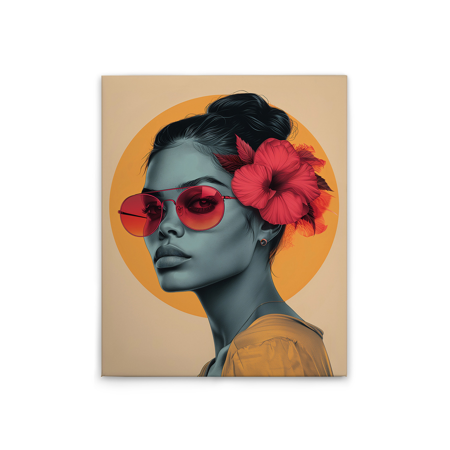 Jaune, Rouge, Orange, Gris, Bleu