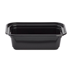 Wieder verwendbare mikrowellen geeignete Lebensmittel portion behälter aus Kunststoff mit Deckel 12 OZ Rechteckiger Vorrats behälter für Lebensmittel - Product Image 4