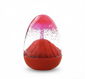 Đồng hồ cát nhỏ giọt dầu treo hình quả trứng, thiết kế sáng tạo, chất lỏng mô phỏng phun trào núi lửa, làm bằng acrylic thủ công, đồ trang trí nhà cửa, vật trang trí bàn làm việc, đồ chơi - Product Image 2