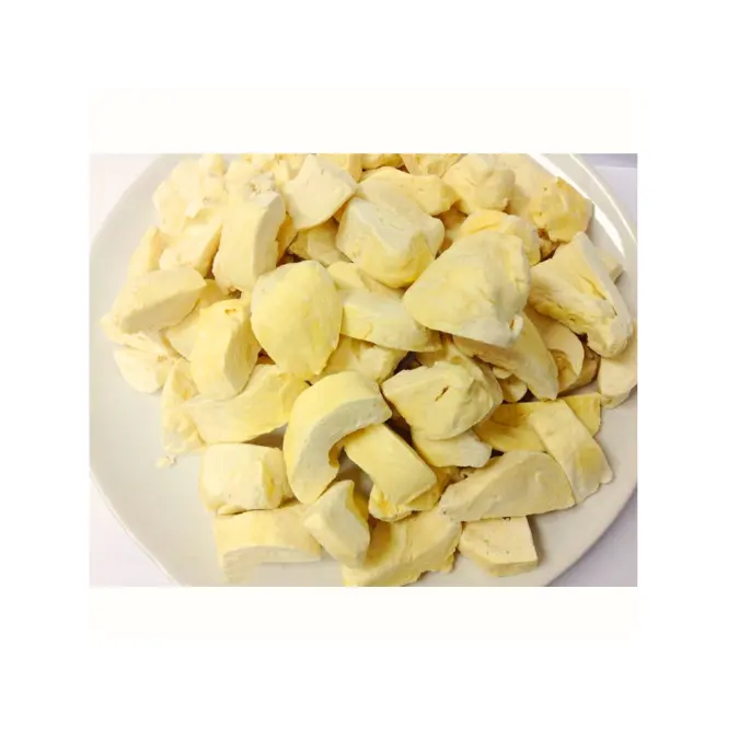 Durian liofilizado de qualidade premium FD, as melhores frutas secas 100% naturais do Vietnã, direto do fabricante