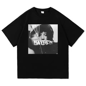 Lady Gaga <strong>Mayhem</strong> New Album Tee <strong>Shirt</strong> Homme New in Top Tees Men ringer short sleeve Round Neck Printing Pullover T-<strong>Shirt</strong> 50513 - Product Image 2