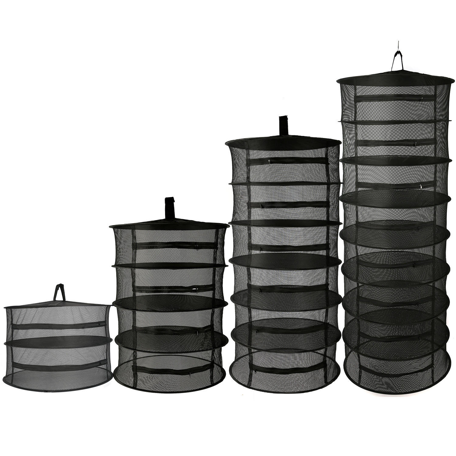 4 couches/noir/noir fermeture éclair