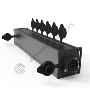 Conectores Powercon 2 unidades de tira de alimentación con Power Twist Entrada/salida Divisor de potencia True 1 Breakout Box - Product Image 5
