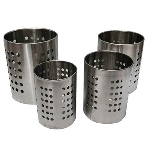 Factory <strong>Direct</strong> Price Decor Flower Design Enamel Wastebasket Paper Trash Can Rectangular Mesh Dust <strong>Bin</strong> for Office - Product Image 6