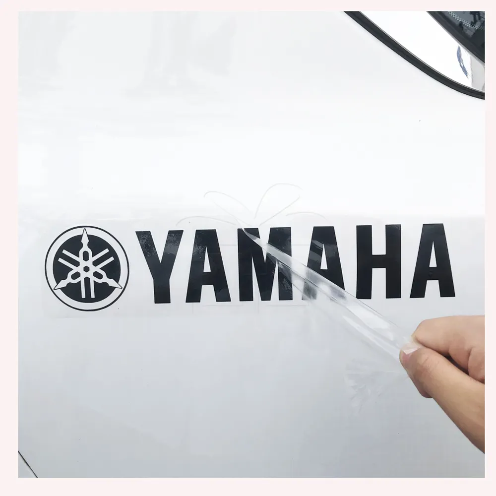 Resistir UV Vinil Personalizado 3D Cut Out Dot Carta Do Logotipo Anime Veículo Adesivos Van Decalques Transferência Do Corpo Do Carro Janela Decalques Do Carro