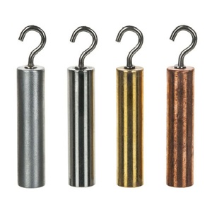 SET of SPECIFIC GRAVITY SPECIMEN CYLINDERS WITH HOOKS AVAILABLE in FOUR MATERIALS for SPECIFIC GRAVITY <strong>DETERMINATIONS</strong> - Product Image 2