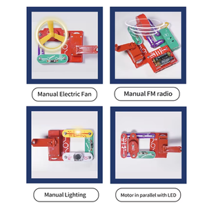 Elettronica di blocchi di costruzione scienza esperimento proiettore Set circuito di scienza del mattone di fisica assemblaggio per bambini giocattolo - Product Image 4