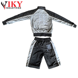 卸売レート新着ベストサプライヤーカスタマイズロゴポリエステル素材世界的に最悪の作業服VIKY INDUSTRIES