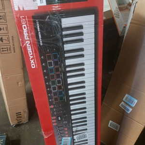 בפועל m-אודיו חמצן pro 61 USB <span class=keywords><strong>midi</strong></span> בקר מקלדת