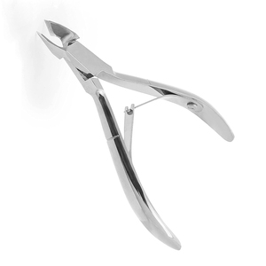 Wholesale Cuticle Nail Nipper Mirror Finish Sharp Blade Nail Clipper Nail Nipper <strong>3mm</strong> <strong>Tip</strong> for Thick and Ingrown Toenails Nipper - Product Image 1