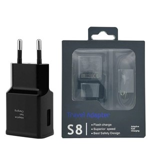 サムスン急速充電器用タイプcケーブルに適合した高品質のオリジナルS10 S9 S8 S6USB急速充電器QC3.0ウォールアダプター - Product Image 3