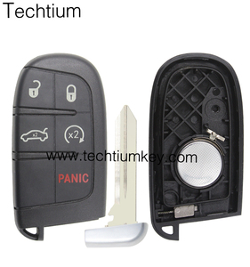 4 1 Tasten Smart Remote Autos chl üssel für Fiat Keyless Complete Auto Key mit ID46 Chip mit Klinge 433MHz - Product Image 3