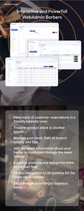 Digital Barber Shop POS And Scheduling <strong>Software</strong> With Multi Location Booking Admin Panel And Client Loyalty <strong>Program</strong> - Product Image 6