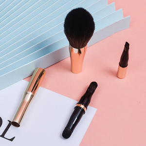 Single Makeup <strong>Brush</strong> Powder Eyebrow Eyeshadow Multiple Usage Detachable Cosmetic <strong>Brushes</strong> <strong>4</strong> in 1 Multi-function Make-up <strong>Brush</strong> - Product Image 3