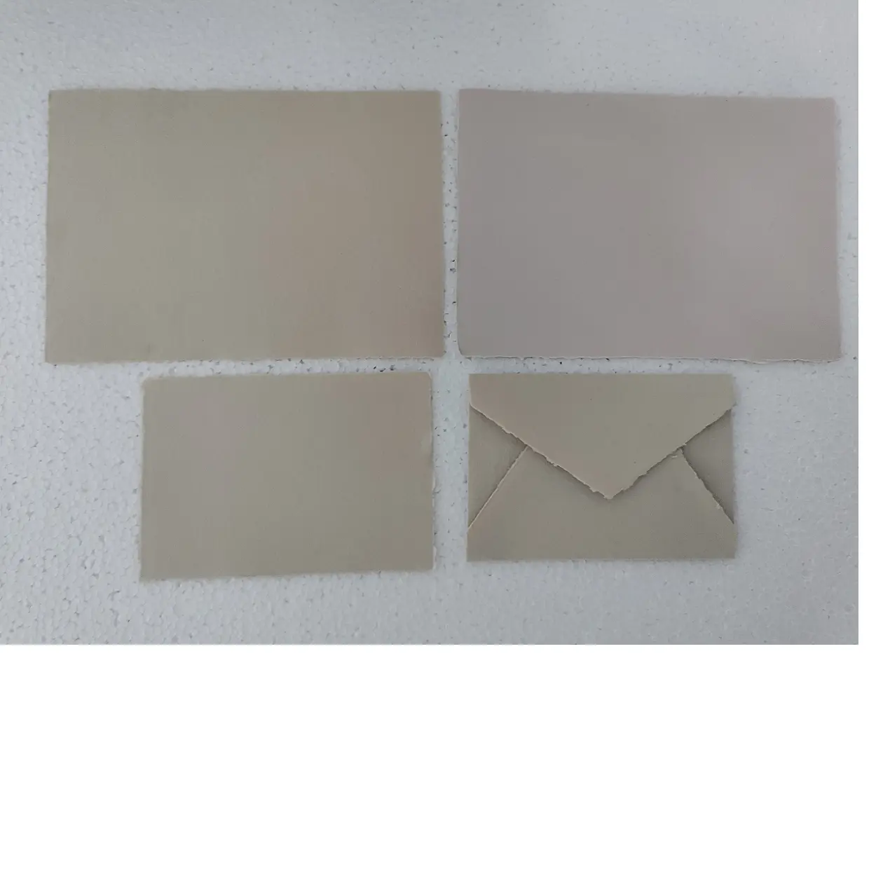 Envelope de papel feito à mão de algodão, envelope de papel feito sob encomenda em tamanhos sortidos, adequado para resale