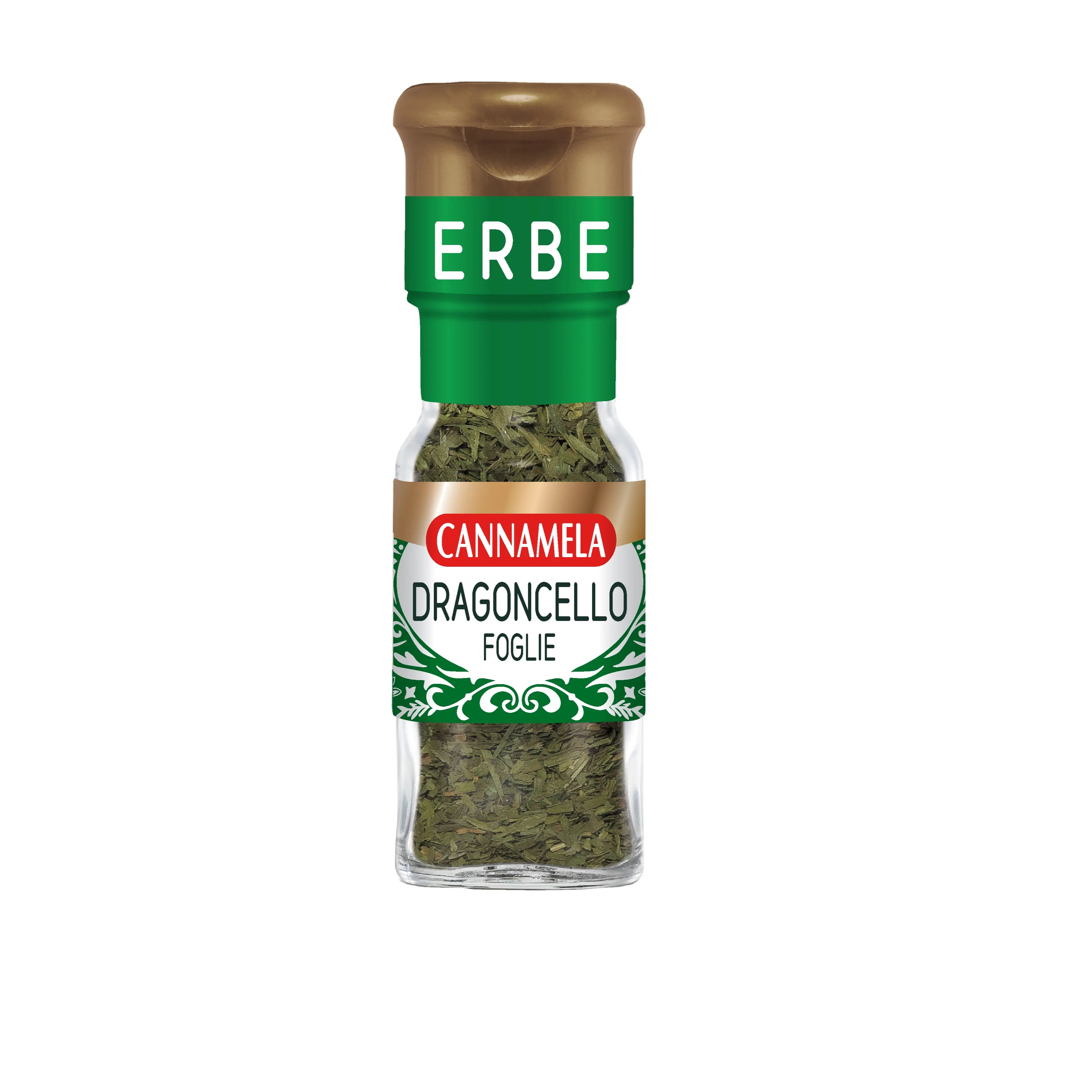 High best Quality italian Made in Italy Tarragon leaves Cannamela Aromatic Herbs For Seasoning 1 Jar 7g